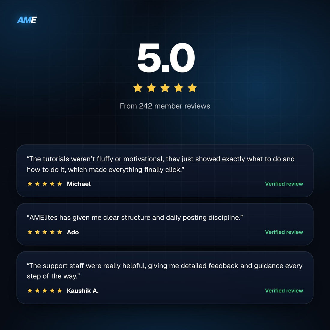 5.0 from 242 member reviews